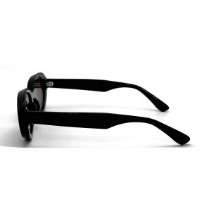 Acetate Frame Sunglasses Fashionable Oval Eye Shape and Classic Frame Style