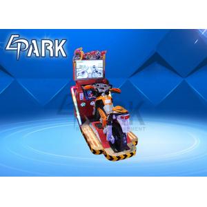 Kiddie Ride On Motor Car Racing Game Machine Coin Operated With Attractive Music