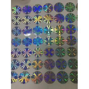 Wholesale Authentic Holographic Security Stickers Water Based Glue 25 Mircon Thickness from china suppliers