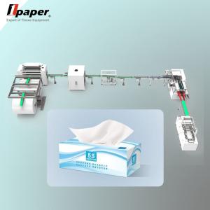 Toilet Paper Production Line in Manufacturing Plant with 50-120boxes/min Packing
