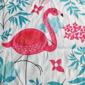 digital printed logo surf hooded poncho towel with pocket