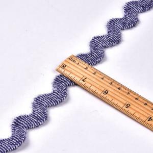 Garment Polyester 2cm Lace Zig Zag Ribbon Trim