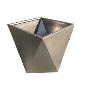 Garden stainless steel irregular planters and flower pots