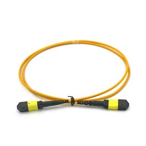 China MPO Trunk Cable Female to Female Single Mode (OS2) with 12/24/48/72 Fibers and 0.35dB Max Low Loss on sale