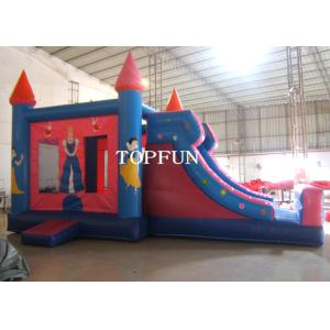 Wholesale Pink Princess PVC Tarpaulin Inflatable Jumping Castle Slide For Kids from china suppliers