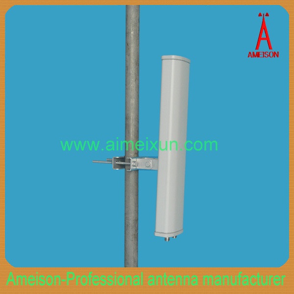 Quality 5.8GHz Dual Polarized 2x15dBi Flat Panel WiFi Antenna WLAN Mimo Antenna for sale