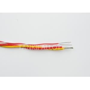 Type K J T Thermocouple Extension Cable Insulated PTFE / Fiberglass High