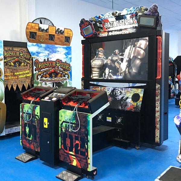 Indoor Entertainment Coin Operated 55 Inch Razing Storm Shooting Game Machine