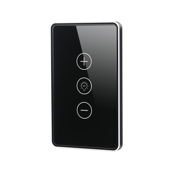 Quality Glomarket Digital Smart Switch Light Wifi Dimmer Wireless Glass Touch Wall Light Switch Panel Tuya Remote Control With Alexa for sale