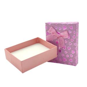 Special Paper Laminated 1200gsm Cardboard Gift Box With Ribbon