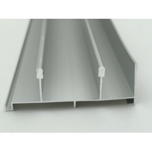 China Best-selling aluminum door track profiles for home and hotel decoration – double-door slide rails on sale
