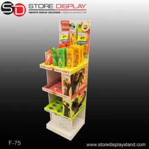 Wholesale Shampoo corrugated display stands with hole insert to fixed from china suppliers