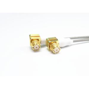 Wholesale SMP Female Custom Cable Assembly Right Angle Low Loss for Cable MF068B Diameter+0.24mm from china suppliers