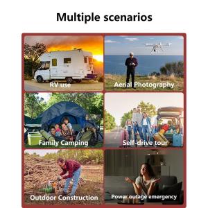 Portable 1200W Solar Power Station Must Essential Outdoor Battery Power