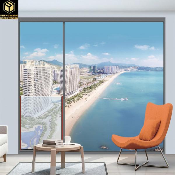 Quality Powder Coated With Aluminum Sliding Swing Window And Black Slide Up Aluminum Window for sale