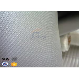 Grey PVC Coated Fiberglass Fabric , Composite High Temperature Fabric