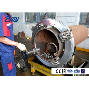 Split Frame Structure Electric Pipe Cutting And Beveling Machine Various Bevel