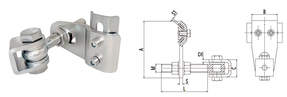 M16 White Zinc Steel Hinge 4d Double Direction Adjustable Weld On Hinges For Swing Door
