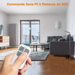 Peroptimist Door Windows Open Magnetic Security Sensor Pool Door Alarm Wireless