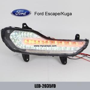 Wholesale Ford Escape Kuga DRL turn signal LED Daytime Running Light aftermarket from china suppliers