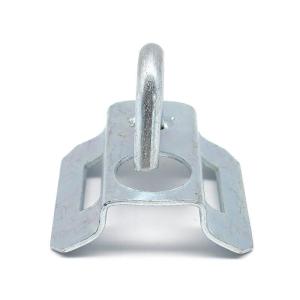 Galvanized Steel Draw Hook Bracket Pole Mounted Fix Tension Clamps