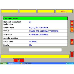 Peugeot / Citroen Professional Car Scanning Diagnostic Software , Car Code