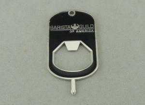 China Die Casting Personalized Dog Tags for Barista Guild With Zinc Alloy Tool on sale
