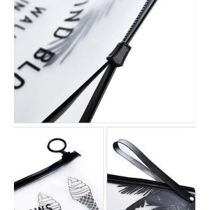 custom made cute clear pvc EVA TPU super clear bikini swimsuit zip lock bags,