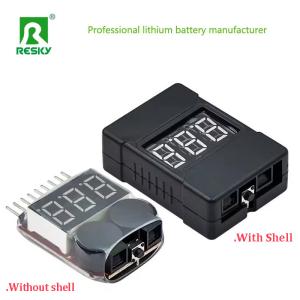 Low Voltage Alarm Buzzer Battery Indicator For 1-8S Lithium Rechargeable Battery