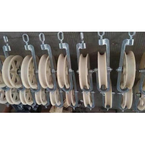 Quality Hold Down Pulley Block Anti Lifting Automatic Release Pulley for Pulling Rope for sale