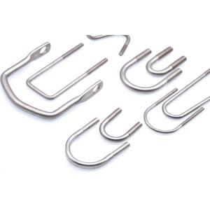 M4 M16 Carbon Steel Metal Bolt With Nut Washer Class 4.8 Black Blue U Type Bolt