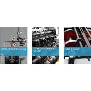 34kw 70bags/Min Bottom Bag Window Box Patching Machine