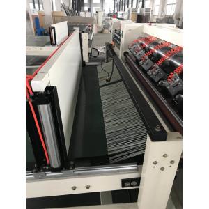 Manual Control Cardboard Creasing Machine Vacuum Suction For Long Paper Slitting