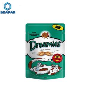 Wholesale 50 Microns Flat Bottom Resealable Zipper Pet Food Bags from china suppliers