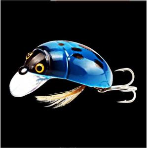 Floating Small Minnow Bait Crank Beetle 8 Colors 3.8cm / 4.1g