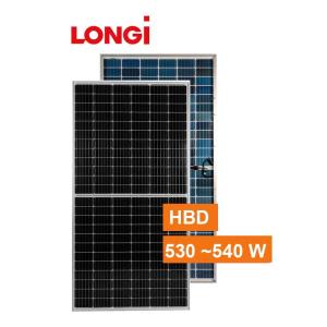 Longi 9bb Hbd Bifacial 520w 530w 535w Mono Solar Panels