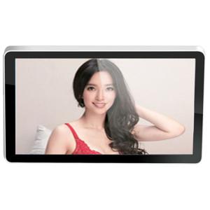 High Resolution MP3 JPG 19" LCD Advertising player 300cd LAN Network