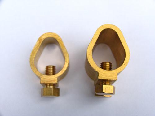 Quality Type A Rod to Tape Clamp, Copper material, Ground cable clamp, Good electric conduction for sale