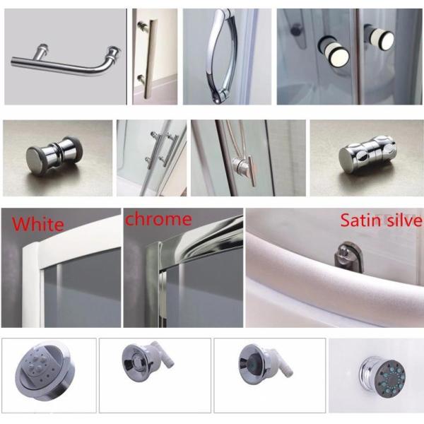 Computer Controlled Sliding Door Shower Cubicles , Modern Glass Shower Cabin