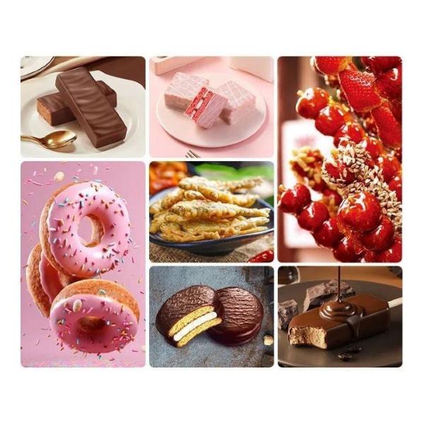 Thermal Processing Chocolate Coating Machine for Coating Crispy Marshmallows Process