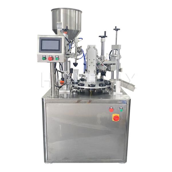 Rotary Ultrasonic Plastic Tube Filling And Sealing Machine Semi Automatic