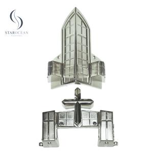China Customized Silver ABS Material High Quality Coffin Corner Complete Set Wholesale 15#S on sale