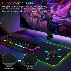Extended Blank Rubber Gamer Large RGB Mouse Pad for Comfortable Custom Gaming