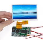 7 inch TFT LCD display video module with control buttons used for custom POP