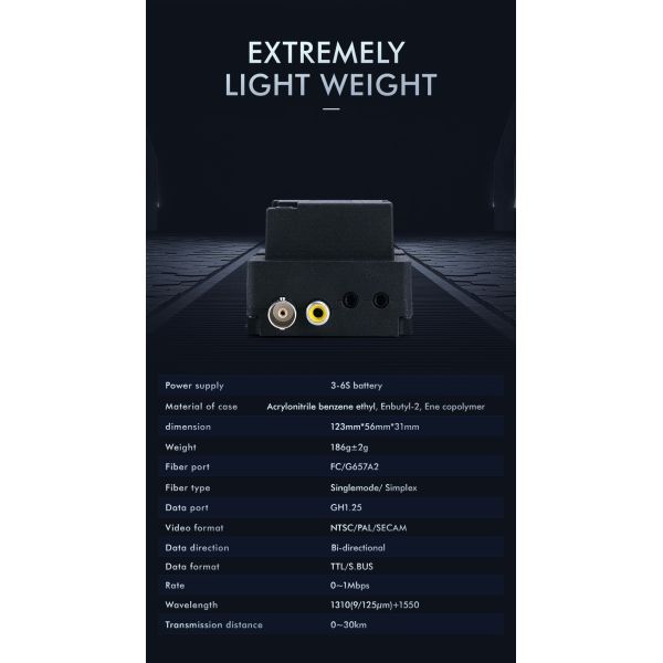 Drone Accessories Distance 10km Drone Optical Fiber with Anti Interference Fpv Fibre Optic Communications
