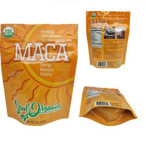 Wholesale 20x13.9cm Stand Up Plastic Pouch Packaging Glossy Surface from china suppliers