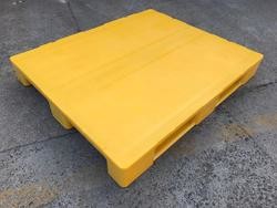 2019 New 1200*1000 HDPE plastic pallet with stopper edge