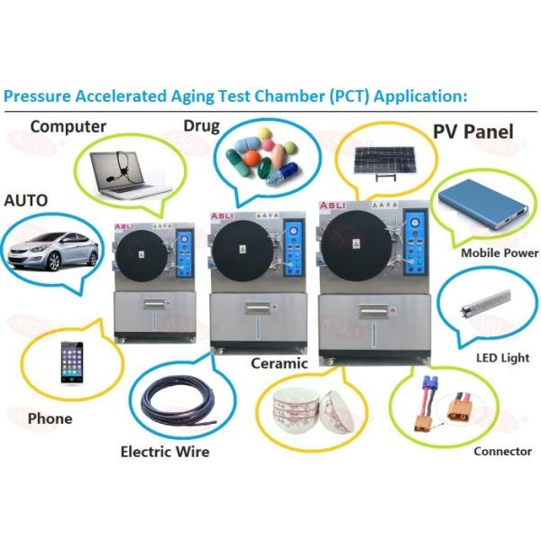 Accelerated Aging Pressure Cooker Test Chamber Stationary Humidity