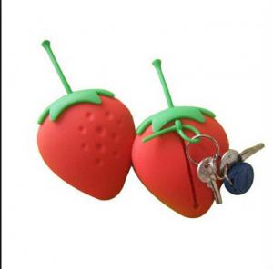 Wholesale fashionable silicone key chain covers ,cute shape silicone key bag from china suppliers