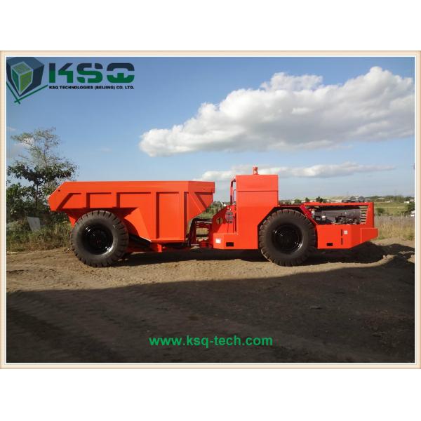 RT - 20 Heavy Duty Dump Truck With DANA Axles For Roadway / Railway Tunneling Underground Mining dump truck